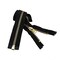 #10 Extra Heavy Jacket Separating Zipper - YKK Brass Metal Separating - Color Black - Made in The United States - Choose Your Length (12" Inches)